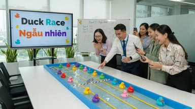 Dùng Duck Race Dạy Khái Niệm Ngẫu Nhiên Trong Tiết Toán